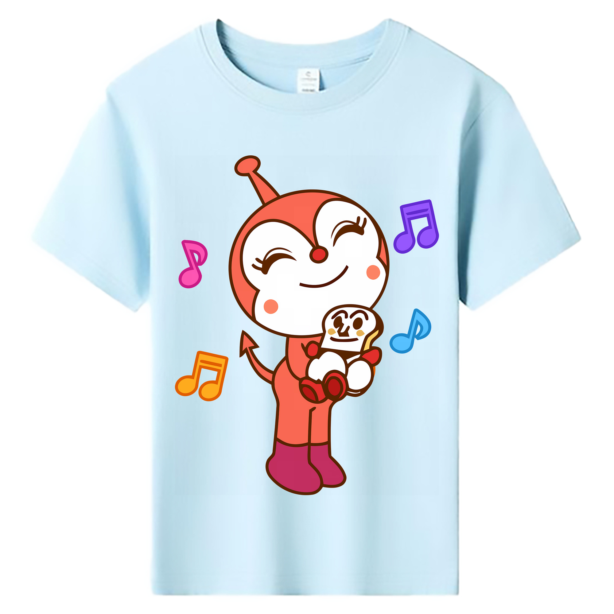 （画像用） アンパンマン Anpanman 綿100％キッズTシャツ（フロントプリント）